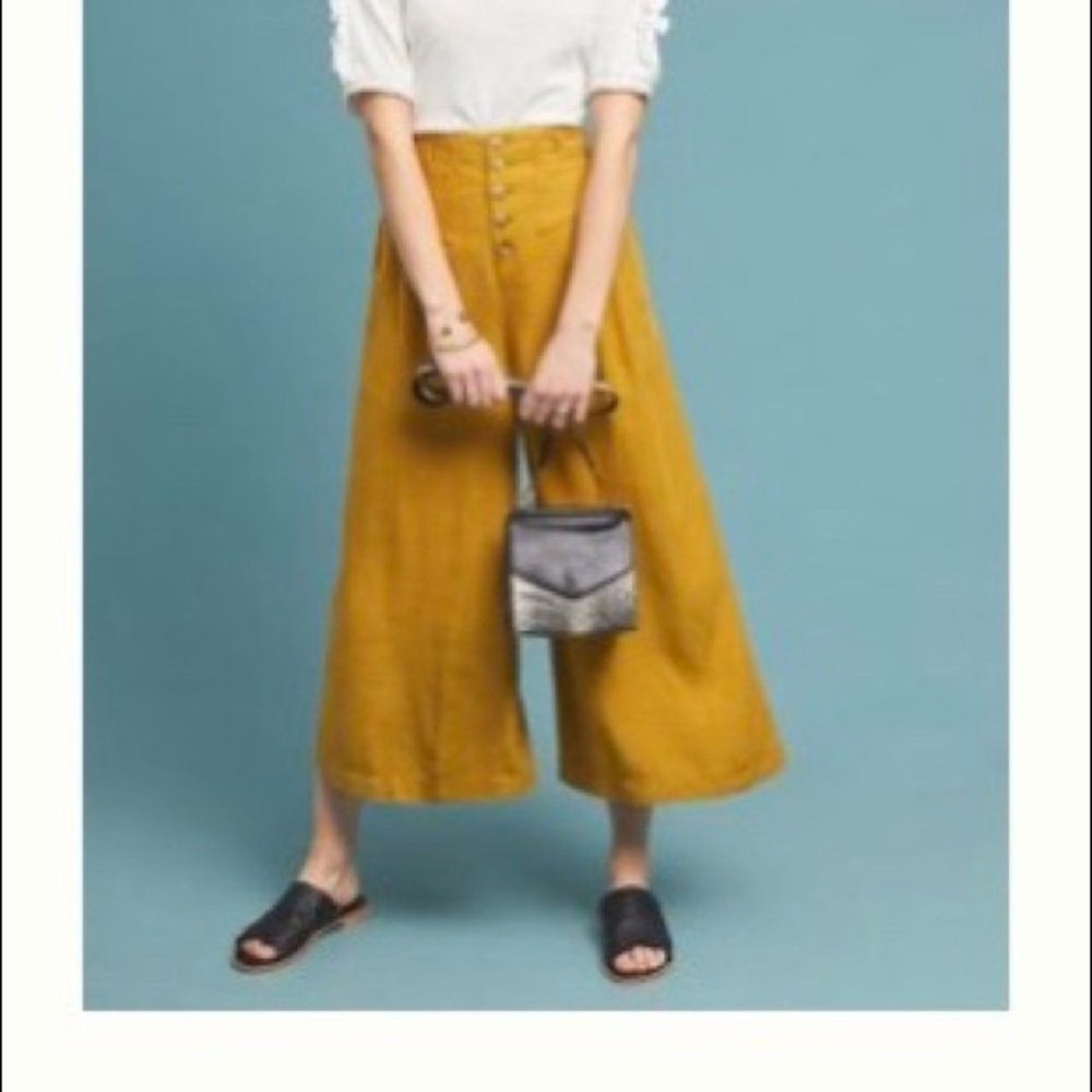 Anthropologie Oceanside Wide Leg Pants